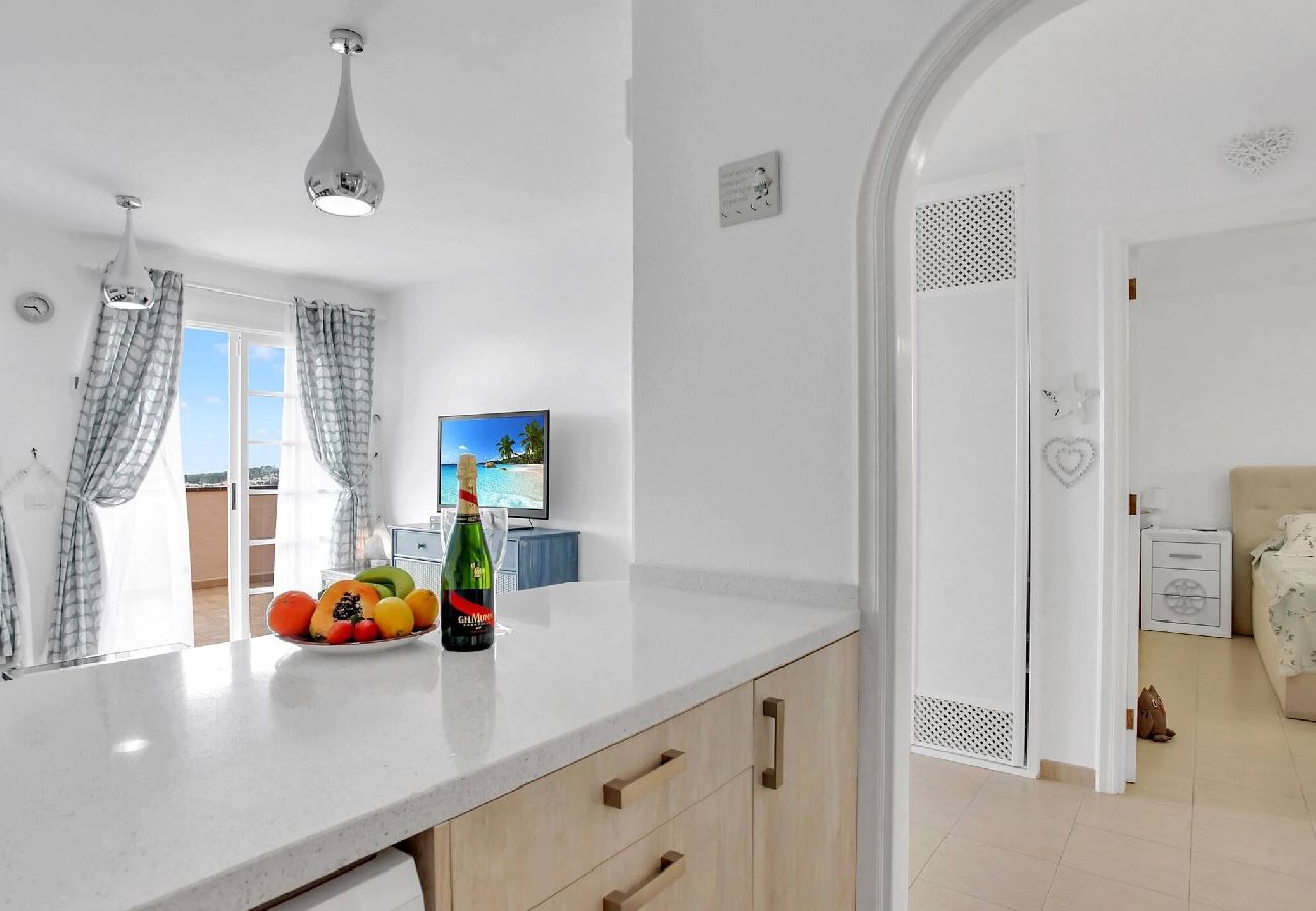 Apartment in Los Cristianos - Stunning View Penthouse, Big Terrace, Heated Pool 