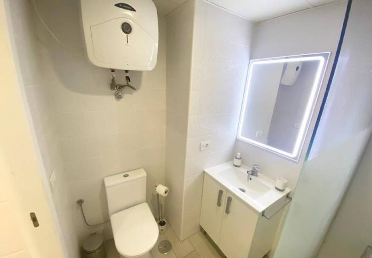 Studio in Los Cristianos - Top Floor Panoramic Studio, Heated Pool 