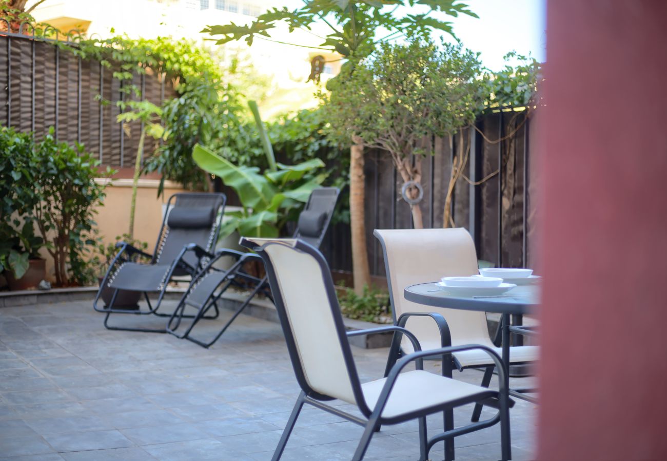 Apartment in Palm - Mar - The Garden Apartment, Garage, Fiber, Air Con