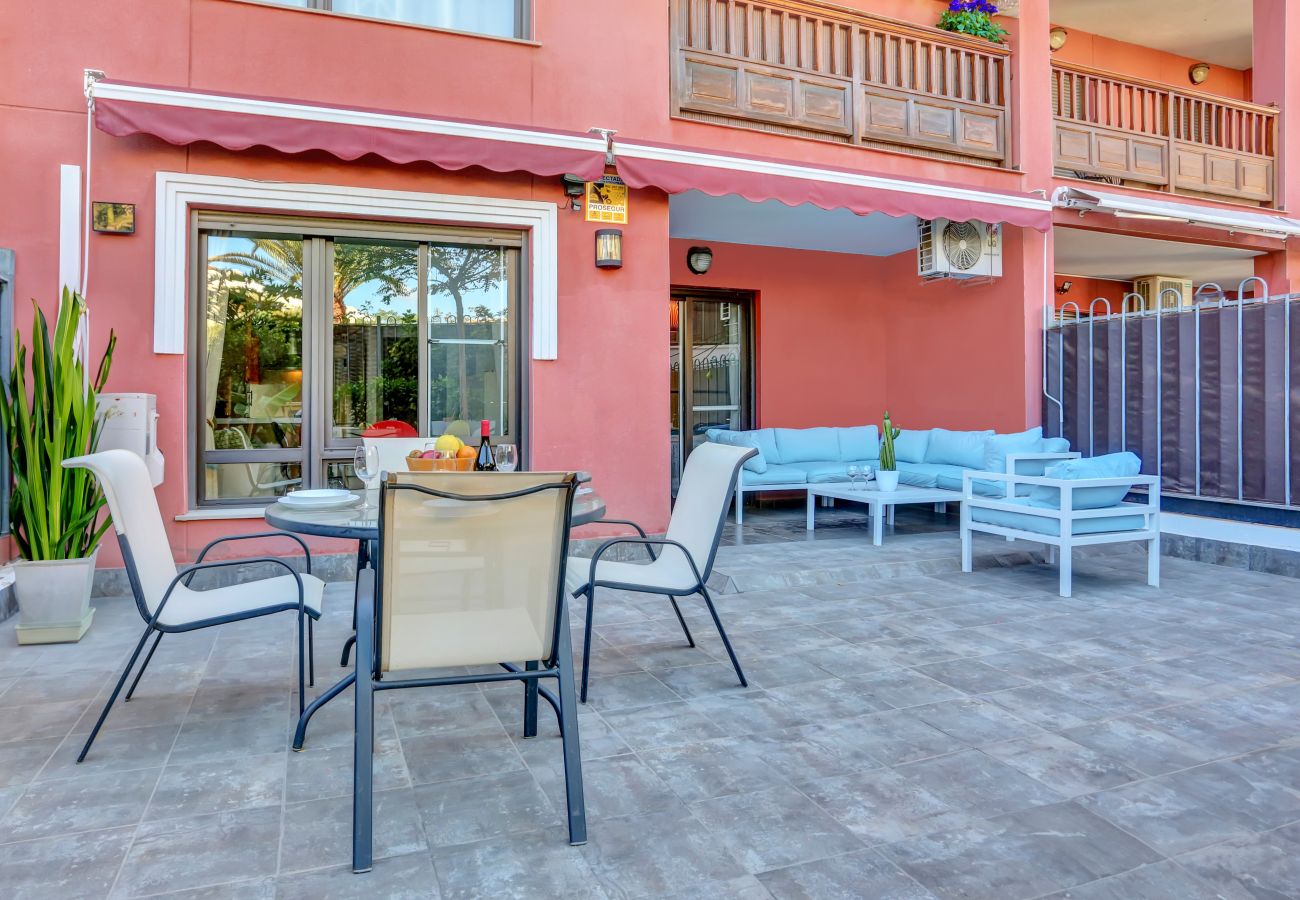 Appartement à Palm - Mar - The Garden Apartment, Garage, Fiber, Air Con