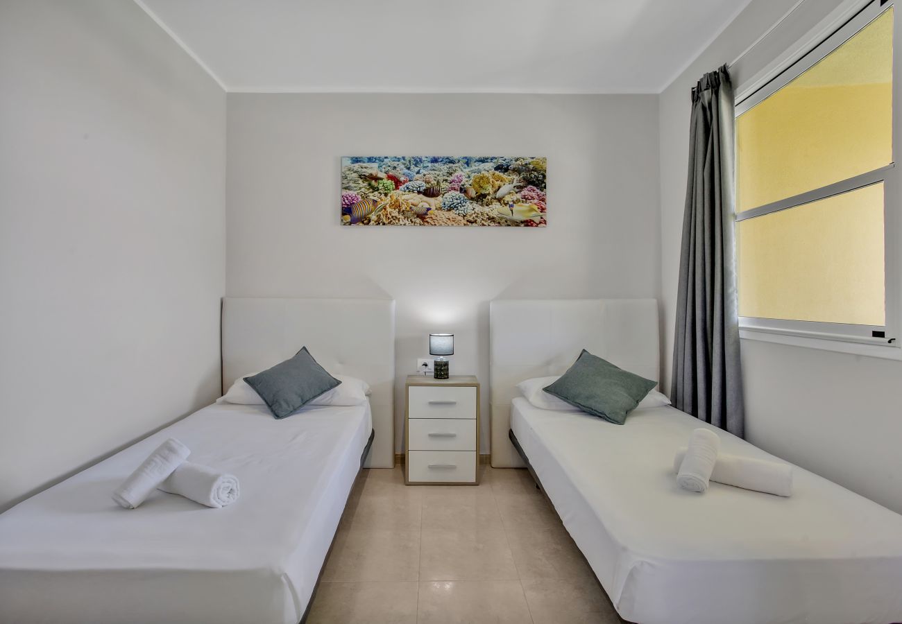 Appartement à San Miguel de Abona - Sun And Green, Heated Pool, 3 Rooms, Air C